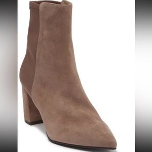 Stuart Weitzman Lonnie 75 Suede Booties Size 5